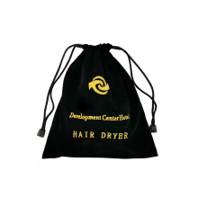 Velvet Wig Storage Bag Wig Hanger Custom Logo Human Hair Wig Pouch Hair Extensions Handbag Virgin Hair Drawstring Packaging Bag